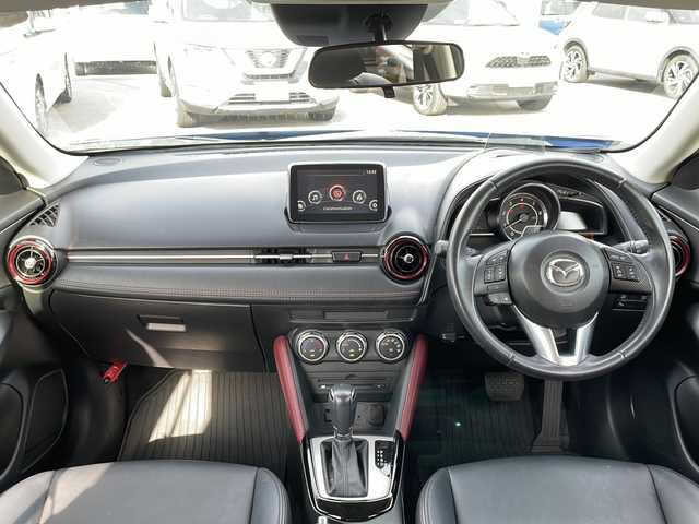 マツダ ＣＸ－３ XD ツーリング 山口県 2015(平27)年 5.3万km ダイナミックブルーマイカ 純正７型ナビ/バックカメラ/ハーフレザーシート/ヘッドアップディスプレイ/フルセグTV/ブラインドスポットモニター/クルーズコントロール/アイドリングストップ/MTモード付AT/横滑り防止装置/衝突被害軽減ブレーキ
