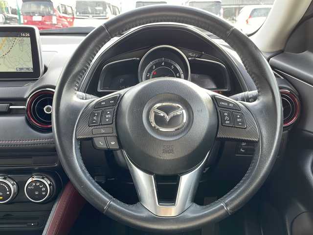 マツダ ＣＸ－３ XD ツーリング 山口県 2015(平27)年 5.3万km ダイナミックブルーマイカ 純正７型ナビ/バックカメラ/ハーフレザーシート/ヘッドアップディスプレイ/フルセグTV/ブラインドスポットモニター/クルーズコントロール/アイドリングストップ/MTモード付AT/横滑り防止装置/衝突被害軽減ブレーキ