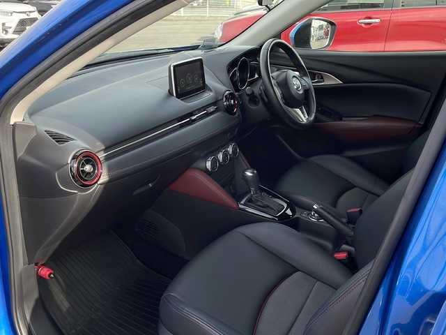 マツダ ＣＸ－３ XD ツーリング 山口県 2015(平27)年 5.3万km ダイナミックブルーマイカ 純正７型ナビ/バックカメラ/ハーフレザーシート/ヘッドアップディスプレイ/フルセグTV/ブラインドスポットモニター/クルーズコントロール/アイドリングストップ/MTモード付AT/横滑り防止装置/衝突被害軽減ブレーキ