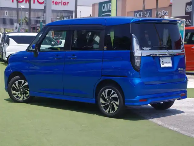 スズキ ソリオ バンディット HV MV 千葉県 2021(令3)年 4.5万km スピーディーブルーM スズキセーフティサポート/ヘッドアップディスプレイ/両側パワースライドドア/前席シートヒーター/純正メモリーナビ/地デジTV/【DVD/CD再生機能　Bluetooth接続】/全方位モニター/革巻きステアリング/ステアリングスイッチ/ETC/LEDヘッドライト/フォグライト/ウインカーミラー/リアコーナーセンサー/純正15インチアルミホイル/サイド/カーテンエアバッグ/携帯リモコン