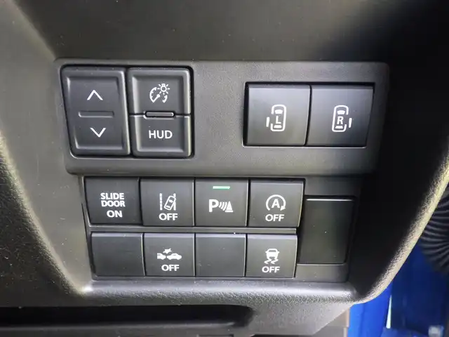 スズキ ソリオ バンディット HV MV 千葉県 2021(令3)年 4.5万km スピーディーブルーM スズキセーフティサポート/ヘッドアップディスプレイ/両側パワースライドドア/前席シートヒーター/純正メモリーナビ/地デジTV/【DVD/CD再生機能　Bluetooth接続】/全方位モニター/革巻きステアリング/ステアリングスイッチ/ETC/LEDヘッドライト/フォグライト/ウインカーミラー/リアコーナーセンサー/純正15インチアルミホイル/サイド/カーテンエアバッグ/携帯リモコン