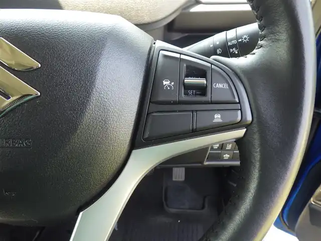 スズキ ソリオ バンディット HV MV 千葉県 2021(令3)年 4.5万km スピーディーブルーM スズキセーフティサポート/ヘッドアップディスプレイ/両側パワースライドドア/前席シートヒーター/純正メモリーナビ/地デジTV/【DVD/CD再生機能　Bluetooth接続】/全方位モニター/革巻きステアリング/ステアリングスイッチ/ETC/LEDヘッドライト/フォグライト/ウインカーミラー/リアコーナーセンサー/純正15インチアルミホイル/サイド/カーテンエアバッグ/携帯リモコン