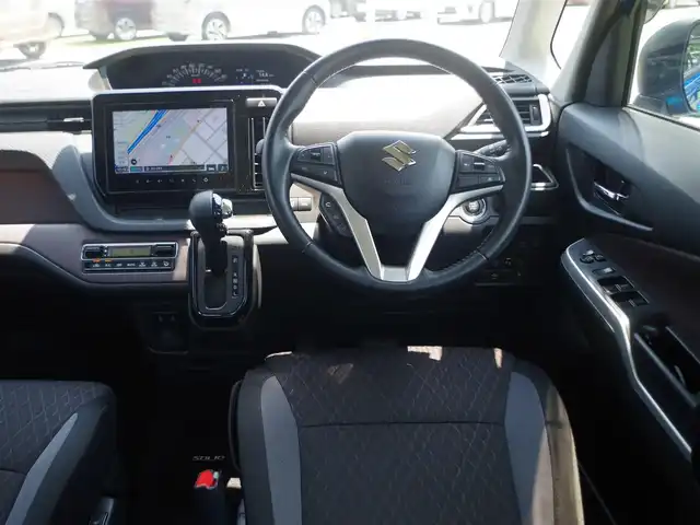 スズキ ソリオ バンディット HV MV 千葉県 2021(令3)年 4.5万km スピーディーブルーM スズキセーフティサポート/ヘッドアップディスプレイ/両側パワースライドドア/前席シートヒーター/純正メモリーナビ/地デジTV/【DVD/CD再生機能　Bluetooth接続】/全方位モニター/革巻きステアリング/ステアリングスイッチ/ETC/LEDヘッドライト/フォグライト/ウインカーミラー/リアコーナーセンサー/純正15インチアルミホイル/サイド/カーテンエアバッグ/携帯リモコン