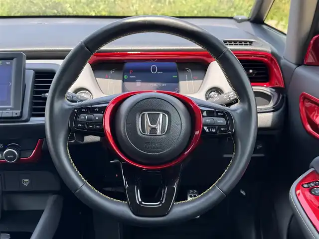 ホンダ フィット e:HEV RS 兵庫県 2023(令5)年 1.4万km プレミアムクリスタルレッドM 純正ナビ/フルセグTV/バックカメラ/Bluetooth接続可/DVD再生可/レーダークルコン/ステリモ/ビルトインETC/LEDヘッドライト/AUTOライト/社外デジタルインナーミラー/純正16インチAW/純正フロアマット/スマートキー