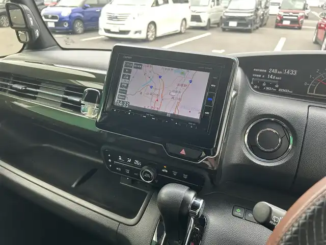ホンダ Ｎ ＢＯＸ カスタム G L ホンダセンシング 島根県 2019(令1)年 3.4万km クリスタルブラックパール 純正ギャザーズＳＤナビ　/フルセグ　/ＤＶＤ再生　/Ｂｌｕｅｔｏｏｔｈオーディオ　/バックカメラ　/ビルトインＥＴＣ　/アダプティブクルーズコントロール　/衝突軽減ブレーキ　/レーンアシスト　/スマートキー/プッシュスタート/アイドリングストップ/純正ＬＥＤヘッドライト　/純正フロアマット
