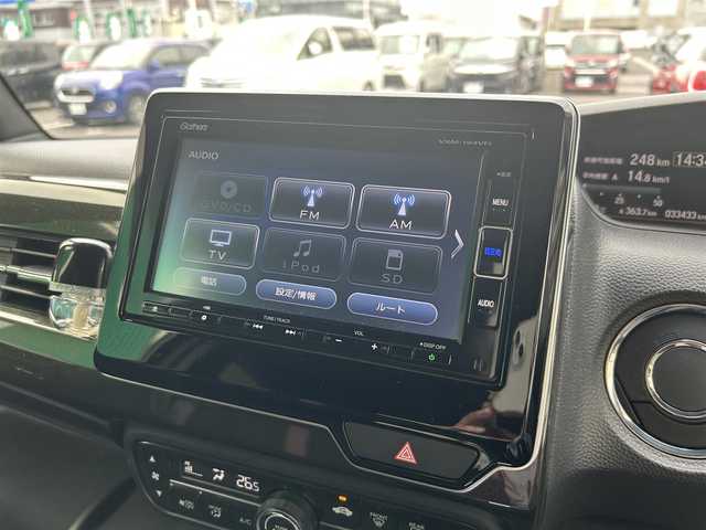 ホンダ Ｎ ＢＯＸ カスタム G L ホンダセンシング 島根県 2019(令1)年 3.4万km クリスタルブラックパール 純正ギャザーズＳＤナビ　/フルセグ　/ＤＶＤ再生　/Ｂｌｕｅｔｏｏｔｈオーディオ　/バックカメラ　/ビルトインＥＴＣ　/アダプティブクルーズコントロール　/衝突軽減ブレーキ　/レーンアシスト　/スマートキー/プッシュスタート/アイドリングストップ/純正ＬＥＤヘッドライト　/純正フロアマット