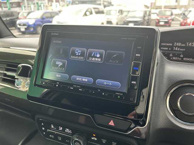 ホンダ Ｎ ＢＯＸ カスタム G L ホンダセンシング 島根県 2019(令1)年 3.4万km クリスタルブラックパール 純正ギャザーズＳＤナビ　/フルセグ　/ＤＶＤ再生　/Ｂｌｕｅｔｏｏｔｈオーディオ　/バックカメラ　/ビルトインＥＴＣ　/アダプティブクルーズコントロール　/衝突軽減ブレーキ　/レーンアシスト　/スマートキー/プッシュスタート/アイドリングストップ/純正ＬＥＤヘッドライト　/純正フロアマット