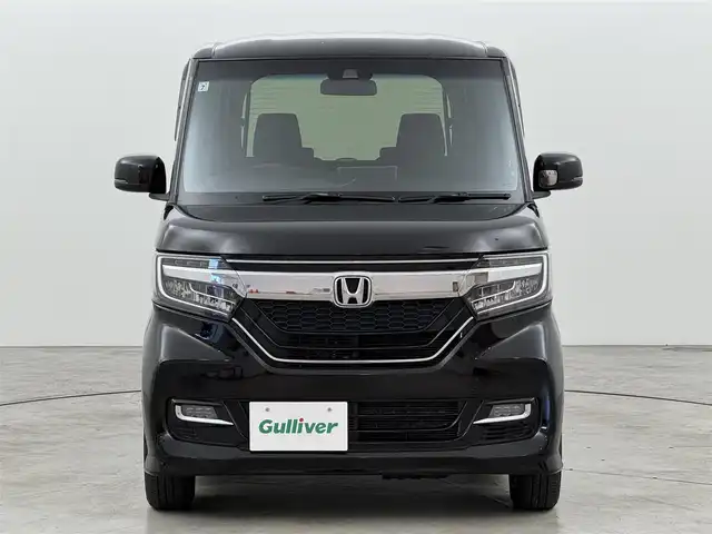 ホンダ Ｎ ＢＯＸ カスタム G L ホンダセンシング 福岡県 2019(令1)年 3.4万km クリスタルブラックパール 純正ナビ／フルセグＴＶ　/バックカメラ　/ビルトインＥＴＣ　/レーダークルコン　/ホンダセンシング/衝突被害軽減ブレーキ　/レーンキープ　/先行車発進検知　/標識認識機能　/両側電動スライドドア　/純正１４インチＡＷ