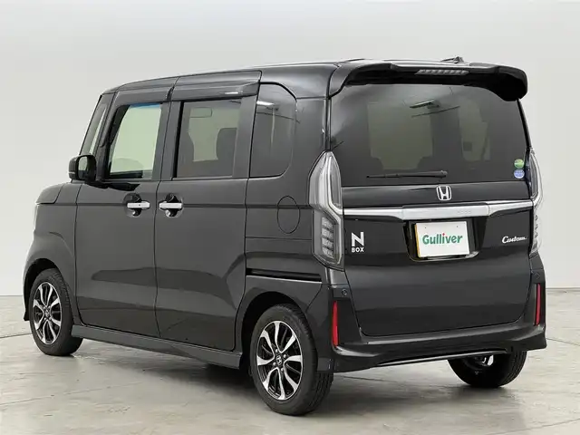 ホンダ Ｎ ＢＯＸ カスタム G L ホンダセンシング 福岡県 2019(令1)年 3.4万km クリスタルブラックパール 純正ナビ／フルセグＴＶ　/バックカメラ　/ビルトインＥＴＣ　/レーダークルコン　/ホンダセンシング/衝突被害軽減ブレーキ　/レーンキープ　/先行車発進検知　/標識認識機能　/両側電動スライドドア　/純正１４インチＡＷ