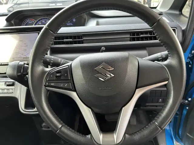 スズキ ワゴンＲ HYBRID FZ 長崎県 2019(平31)年 5.9万km ブリスクブルーM 純正SDナビ(FM/AM/CD/DVD/BT/フルセグ)/プッシュスタート/スマートキー/スペアキー/運転席シートヒーター/ステリングスイッチ/ビルトインETC/純正フロアマット/ドアバイザー/純正14インチアルミホイール/ABS/アイドリングストップ/横滑り防止装置/オートライト/盗難防止装置/SRSダブルエアバッグ/ISOFIX/取扱説明書/保証書