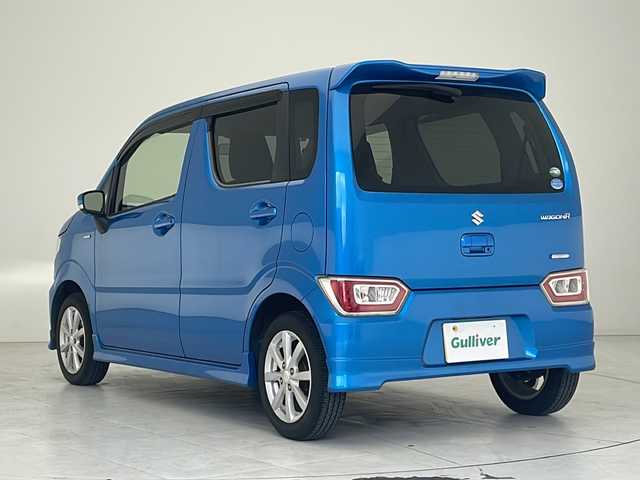 スズキ ワゴンＲ HYBRID FZ 沖縄県 2019(平31)年 5.9万km ブリスクブルーM 純正ナビ（AVIC-RLS901）　/フルセグＴＶ　/ＤＶＤ　/ＣＤ　/Ｂｌｕｅｔｏｏｔｈ接続　/ＵＳＢ　/ＥＴＣ　/ＬＥＤヘッドライト　/シートヒーター　/純正アルミホイール　　/電動格納ミラー　/アイドリングストップ/スマートキー/スペアキー