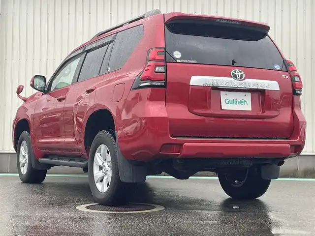 トヨタ ランドクルーザー プラド TX 富山県 2018(平30)年 4.8万km レッドマイカメタリック 〇純正ナビ(NSZT-Y66T)/〇フルセグTV/〇ビルトインETC/〇バックカメラ/〇ワンオーナー/〇サンルーフ/〇ルーフレール/〇バックカメラ/〇レーダークルーズコントロール/〇プリクラッシュセーフティシステム/〇レーンディバーチャアラート/〇オートマチックハイビーム/〇LEDヘッドランプ/〇LEDフォグランプ/〇純正17インチアルミ/〇左右独立温度調整機能付オートエアコン/〇スマートエントリー/〇スタートシステム/〇禁煙車