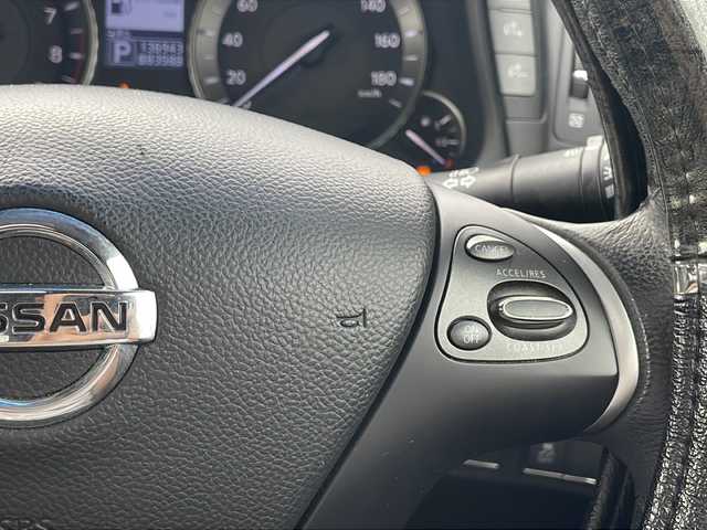 日産 フーガ 250GT 山口県 2012(平24)年 13.7万km 黒 サンルーフ/純正HDDナビ（ワンセグTV、AM/FM、Bluetooth）/バック＆サイドカメラ/クルーズコントロール/HIDオートライト/ハーフレザーシート/前席パワーシート/助手席オットマン/純正18インチアルミホイール/横滑り防止装置/W＋サイドエアバック/カーテンエアバック