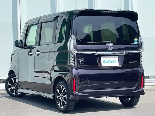 ホンダ Ｎ ＢＯＸ カスタム G L ホンダセンシング 神奈川県 2020(令2)年 2.8万km プレミアムベルベットパープル・パール 純正メモリナビ/ワンセグ/Bluetooth/iPod/CD/DVD/USB/片側パワースライドドア/追従走行付きクルーズコントロール/バックカメラ/ドライブレコーダー/シートヒーター/エアロパーツ（サイド、リアスポイラー）/ビルドインETC/純正アルミホイール/純正フロアマット/LEDヘッドライト/オートライト/レーンキープアシスト/カーテンエアバック/後席カーテン/横滑り防止装置/衝突被害軽減システム