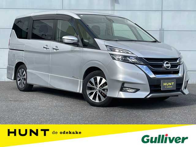 日産 セレナ ハイウェイスター プロパイロットED 千葉県 2017(平29)年 3.3万km ブリリアントシルバー ワンオーナー/衝突軽減ブレーキ/両側パワースライドドア/純正７インチＳＤナビ/フリップダウンモニター/フルセグＴＶ/バックカメラ/ＥＴＣ/ＬＥＤヘッドライト/オートライト/コーナーセンサー