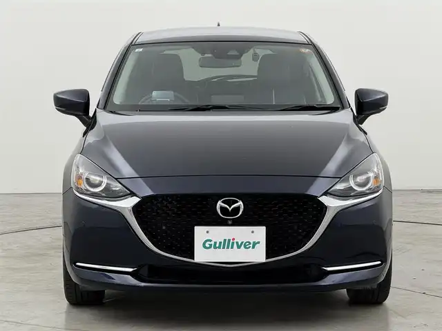 マツダ マツダ２ 15S Lパッケージ 福岡県 2021(令3)年 3.5万km 紺 純正ナビ/フルセグTV/BT　/６速ＭＴ　/ＥＴＣ　/全方位カメラ　/前後ドライブレコーダー　/クルーズコントロール　/衝突被害軽減システム　/レーンキープ　/横滑り防止　/シートヒーター　/ステアリングヒーター/ヘッドアップディスプレイ