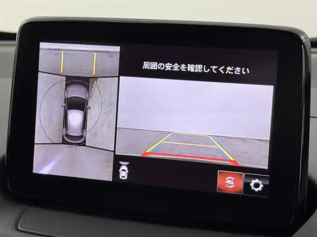 マツダ マツダ２ 15S Lパッケージ 福岡県 2021(令3)年 3.5万km 紺 純正ナビ/フルセグTV/BT　/６速ＭＴ　/ＥＴＣ　/全方位カメラ　/前後ドライブレコーダー　/クルーズコントロール　/衝突被害軽減システム　/レーンキープ　/横滑り防止　/シートヒーター　/ステアリングヒーター/ヘッドアップディスプレイ