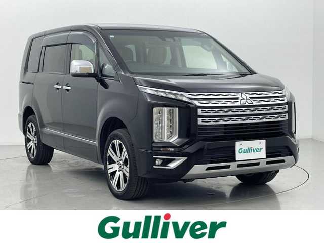 三菱 デリカＤ：５ P 熊本県 2021(令3)年 4.1万km ダイヤモンドブラックマイカ 禁煙車　/ワンオーナー　/電動サイドステップ/AC100V充電/４WD/純正ナビ（ＣＤ・ＤＶＤ・フルセグ・ＢＴ・SD・ipod・HDMI）/アルパイン10.1型後席モニター　/前後ドライブレコーダー　/ビルトインＥＴＣ　/アダブティブクルーズコントロール/両側パワースライドドア　/衝突軽減ブレーキ/レーンキープアシスト/横滑り防止/アイドリングストップ/ブラインドスポットモニター/前後クリアランスソナー　/前席シートヒーター/ステアリングヒーター/運転席パワーシート/パワーバックドア/純正フロアマット/純正１８インチAW/オートライト/LEDヘッドライト/フォグランプ/スマートキー/プッシュスタート/スペアキー1本/取扱説明書