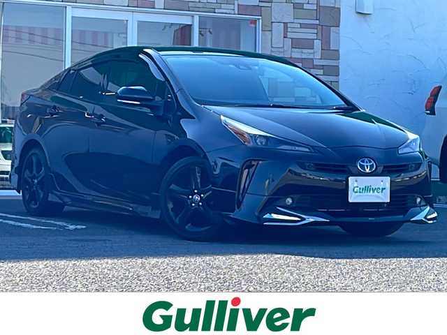 トヨタ プリウス S ツーリングセレ ブラックED 徳島県 2022(令4)年 4.4万km プレシャスブラックパール 純正9型SDナビ　NSZT-Y68T/（ラジオ/フルセグ/DISC/SD/BT）/バックカメラ/クルーズコントロール/合皮シート/モデリスタエアロ/コーナーセンサ/ビルトインETC/LEDヘッドライト/フォグライト/nanoe/ドアバイザー/前席シートヒーター/純正フロアマット/プッシュスタート/取扱説明書/新車時保証書
