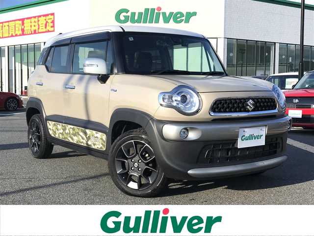 スズキ クロスビー HYBRID MZ 鳥取県 2018(平30)年 2.3万km キャラバンアイボリーパールメタリック/ホワイト 2トーンルーフ 2トーンルーフ/４・W・D・ターボ/社外ディスプレイオーディオ/CD/DVD/BT/スズキセーフティサポート/クルーズコントロール/コーナーセンサー/ETC/ドライブレコーダー/前席シートヒーター/LEDヘットライト/純正16インチアルミホイール/パドルシフト/プッシュエンジンスタート/アイドリングストップ/スマートキー