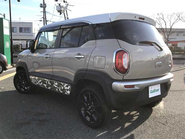 スズキ クロスビー HYBRID MZ 鳥取県 2018(平30)年 2.3万km キャラバンアイボリーパールメタリック/ホワイト 2トーンルーフ 2トーンルーフ/４・W・D・ターボ/社外ディスプレイオーディオ/CD/DVD/BT/スズキセーフティサポート/クルーズコントロール/コーナーセンサー/ETC/ドライブレコーダー/前席シートヒーター/LEDヘットライト/純正16インチアルミホイール/パドルシフト/プッシュエンジンスタート/アイドリングストップ/スマートキー