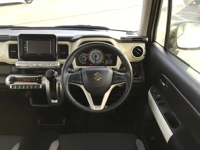 スズキ クロスビー HYBRID MZ 鳥取県 2018(平30)年 2.3万km キャラバンアイボリーパールメタリック/ホワイト 2トーンルーフ 2トーンルーフ/４・W・D・ターボ/社外ディスプレイオーディオ/CD/DVD/BT/スズキセーフティサポート/クルーズコントロール/コーナーセンサー/ETC/ドライブレコーダー/前席シートヒーター/LEDヘットライト/純正16インチアルミホイール/パドルシフト/プッシュエンジンスタート/アイドリングストップ/スマートキー