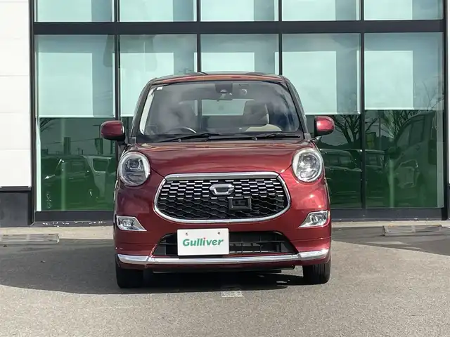 ダイハツ キャスト スタイル G ターボ SAⅡ 和歌山県 2017(平29)年 3.2万km ファイアークォーツレッドM 社外ディスプレイオーディオ/バックカメラ/フルセグTV/衝突軽減ブレーキ/横滑り防止機能/レーダー探知機/純正アルミホイール/ETC/ドライブレコーダー/アイドリングストップ/LEDヘッドライト/オートライト