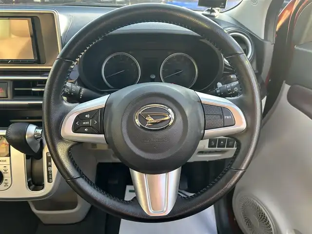 ダイハツ キャスト スタイル G ターボ SAⅡ 和歌山県 2017(平29)年 3.2万km ファイアークォーツレッドM 社外ディスプレイオーディオ/バックカメラ/フルセグTV/衝突軽減ブレーキ/横滑り防止機能/レーダー探知機/純正アルミホイール/ETC/ドライブレコーダー/アイドリングストップ/LEDヘッドライト/オートライト