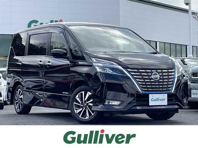 日産 セレナ e－パワー ハイウェイスター V 島根県 2020(令2)年 7万km ダイヤモンドブラック プロパイロット /純正10インチナビ/CD/DVD/Blu-ray/DTV/Bluetooth/アラウンドビューモニター/両側パワースライドドア/純正フリップダウンモニター/LEDオートライト/オートハイビーム/ドライブレコーダー /ビルトインETC/コーナーセンサー /BSM/後席エアコン/ステアリングスイッチ/スマートキー/スペアキー /プッシュスタート/純正フロアマット/ドアバイザー