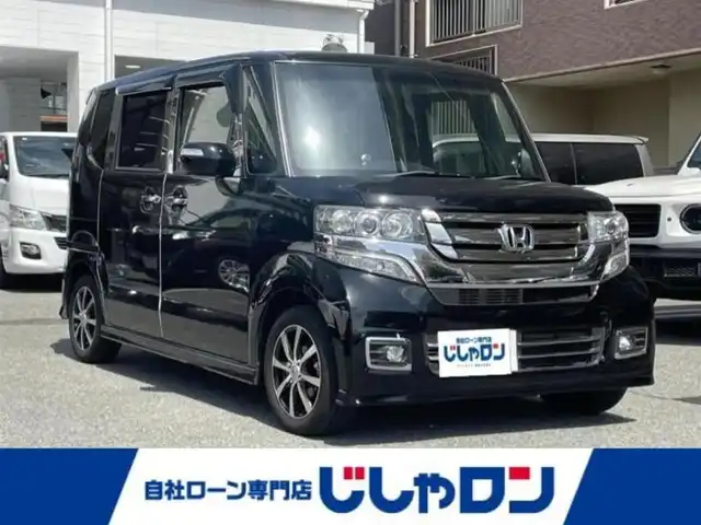 ホンダ Ｎ ＢＯＸ カスタム SSパッケージ 大阪府 2017(平29)年 5.1万km クリスタルブラックパール ”(株)IDOMが運営する【じしゃロン堺店】の自社ローン専用車両になります。/こちらは現金またはオートローンご利用時の価格です。自社ローンご希望の方は別途その旨お申付け下さい”
