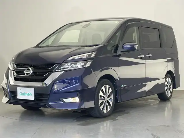 日産 セレナ ハイウェイスター 愛知県 2017(平29)年 6.2万km アズライトブルー アルパイン９型ナビ　フルセグＴＶ　ＵＳＢ　１０．１型後席モニター　バックカメラ　快適パック　ハンズフリー両側パワスラ　前後ドラレコ　ＥＴＣ　クルーズコントロール　ＬＥＤオートライト　フォグランプ　エマージェンシーブレーキ　衝突軽減　車線逸脱　禁煙