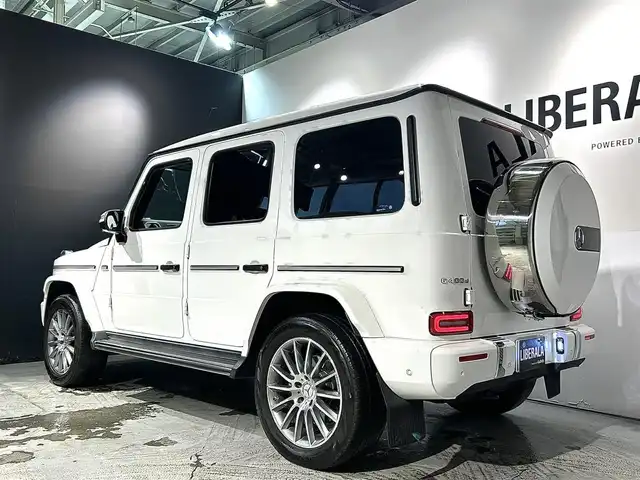 メルセデス・ベンツ ゲレンデヴァーゲン Ｇ４００ｄ AMGライン 道央・札幌 2022(令4)年 2.5万km ポーラホワイト ワンオーナー/AMGライン/・AMGスタイリングパッケージ/ラグジュアリーパッケージ/・ガラススライディングルーフ/・Burmesterサラウンドサウンド/アダプティブダンピングシステム/360°カメラシステム/トラフィックサインアシスト/リアクロストラフィックアラート/レーダーセーフティパッケージ/・アクティブディスタンスアシストディストロニック/・アクティブブレーキアシスト/・アクティブレーンキープアシスト/・ブラインドスポットアシスト/・PRE-SAFE/パークトロニック/マルチビームLEDヘッドライト/アダプティブハイビームアシストぷrス/アンビエントライト(64色)/純正ナビ12.3インチワイドディスプレイ/フルセグTVチューナー(TVキャンセラー付き)/AppleCarPlay/AndroidAuto/レザーシート/シートヒーター(全席)