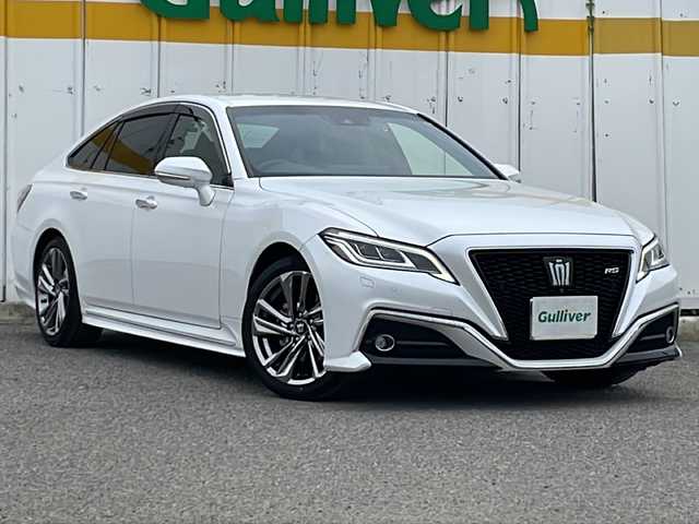 トヨタ クラウン ハイブリッド RS アドバンス 島根県 2021(令3)年 10.3万km プレシャスホワイトパール トヨタ セーフティ センス/・プリクラッシュセーフティ/・レーントレーシングアシスト/・レーンディパーチャーアラート/・ロードサインアシスト/・レーダークルーズコントロール/・オートマチックハイビーム/外部検査実施済み/Apple car play/Mira cast/純正メモリナビ/(DVD/フルセグTV/Bluetooth/USB/MSV)/アラウンドビューモニター/ビルトインETC2.0/前後ドライブレコーダー/レザーシート/前席パワーシート/前席シートヒーター/前席エアシート/デジタルインナーミラー/ブラインドスポットモニター/ヘッドアップディスプレイ/横滑り防止機能/純正18インチアルミホイール/スマートキー/LEDヘッドライト/パドルシフト/カーテンエアバック/リアクロストラフィックアラート/リヤカメラディクション/パーキングサポートブレーキ/TVキャンセラー/ステアリングヒーター/保証書/取扱説明書/スペアキー