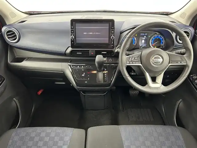 日産 デイズ ハイウェイスターX 福岡県 2021(令3)年 0.9万km スパークリングレッドM 純正９型ナビ（ＢＴ，フルセグＴＶ）　/全方位カメラ　/前後ドライブレコーダー　/コーナーセンサー　/エマージェンシーブレーキ　/レーンキープ　/先行車発進お知らせ　/純正１４インチアルミホイール　/ＬＥＤヘッドライト