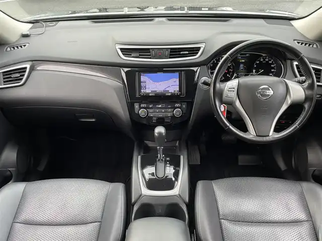 日産 エクストレイル 20X エマージェンシーブレーキ 島根県 2015(平27)年 9.9万km ダイヤモンドブラック エマージェンシーブレーキ/社外ナビ/CD/DVD/DTV/Bluetooth/バックカメラ/カプロンシート/シートヒーター /社外AW付きスタッドレス積込/コーナーセンサー /純正フロアマット/純正ドアバイザー/スマートキー/プッシュスタート /ドライブレコーダー/ビルトインETC/LEDオートライト/電動格納ミラー