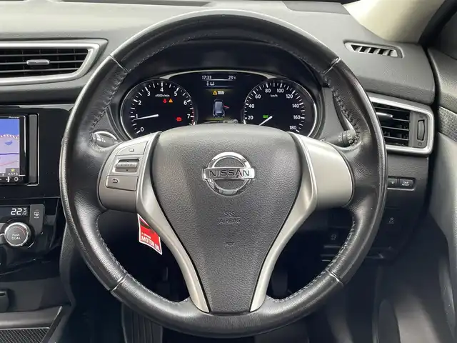 日産 エクストレイル 20X エマージェンシーブレーキ 島根県 2015(平27)年 9.9万km ダイヤモンドブラック エマージェンシーブレーキ/社外ナビ/CD/DVD/DTV/Bluetooth/バックカメラ/カプロンシート/シートヒーター /社外AW付きスタッドレス積込/コーナーセンサー /純正フロアマット/純正ドアバイザー/スマートキー/プッシュスタート /ドライブレコーダー/ビルトインETC/LEDオートライト/電動格納ミラー