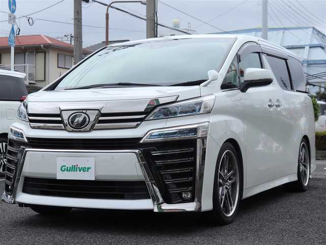 トヨタ ヴェルファイア Z Gエディション 神奈川県 2018(平30)年 5.4万km ホワイトパールクリスタルシャイン ワンオーナー/サンルーフ/ｋｒａｎｚｅ２０ＡＷ/ＴＥＩＮ車高調/デジタルインナーミラー/黒革シート　シートヒーター　エアシート/ステアリングヒーター/ＥＴＣ２．０/ドラレコ/スペアキー/記録簿