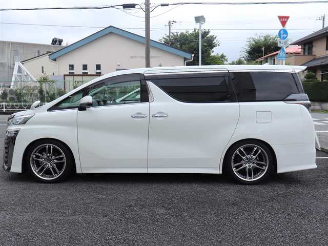 トヨタ ヴェルファイア Z Gエディション 神奈川県 2018(平30)年 5.4万km ホワイトパールクリスタルシャイン ワンオーナー/サンルーフ/ｋｒａｎｚｅ２０ＡＷ/ＴＥＩＮ車高調/デジタルインナーミラー/黒革シート　シートヒーター　エアシート/ステアリングヒーター/ＥＴＣ２．０/ドラレコ/スペアキー/記録簿