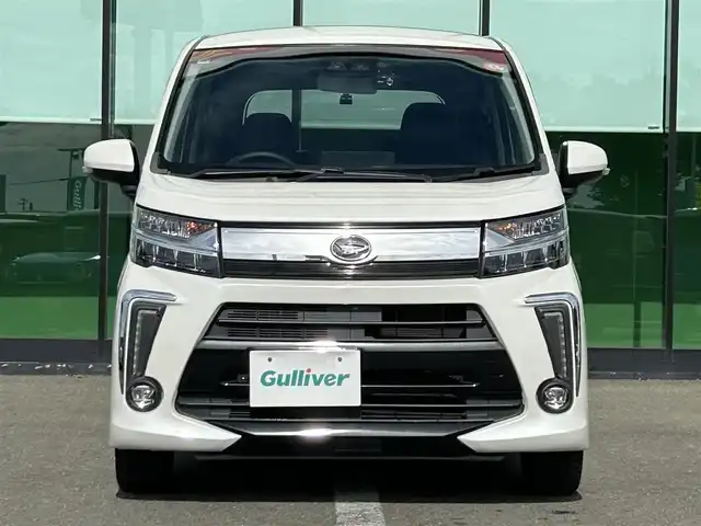 ダイハツ ムーヴ カスタム RS ハイパー SAⅢ 和歌山県 2018(平30)年 6.8万km パールホワイトⅢ 純正7インチナビ（NMZK-W６８D)/フルセグTV/BT/CD/DVD/衝突軽減ブレーキ/オートライト/後方コーナーセンサー/前後ドラレコ/シートヒーター/ハーフレザーシート/LEDヘッドライト/フォグランプ/純正アルミ/純正フロアマット
