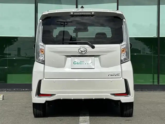 ダイハツ ムーヴ カスタム RS ハイパー SAⅢ 和歌山県 2018(平30)年 6.8万km パールホワイトⅢ 純正7インチナビ（NMZK-W６８D)/フルセグTV/BT/CD/DVD/衝突軽減ブレーキ/オートライト/後方コーナーセンサー/前後ドラレコ/シートヒーター/ハーフレザーシート/LEDヘッドライト/フォグランプ/純正アルミ/純正フロアマット