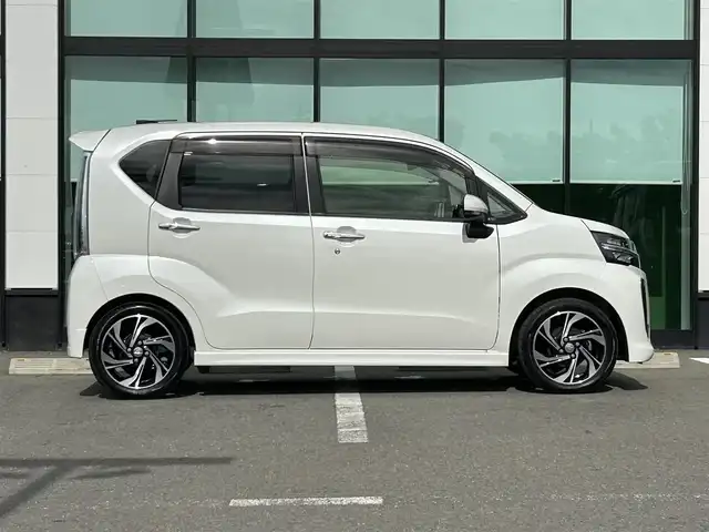 ダイハツ ムーヴ カスタム RS ハイパー SAⅢ 和歌山県 2018(平30)年 6.8万km パールホワイトⅢ 純正7インチナビ（NMZK-W６８D)/フルセグTV/BT/CD/DVD/衝突軽減ブレーキ/オートライト/後方コーナーセンサー/前後ドラレコ/シートヒーター/ハーフレザーシート/LEDヘッドライト/フォグランプ/純正アルミ/純正フロアマット