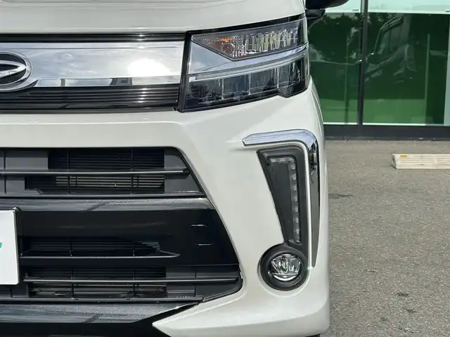 ダイハツ ムーヴ カスタム RS ハイパー SAⅢ 和歌山県 2018(平30)年 6.8万km パールホワイトⅢ 純正7インチナビ（NMZK-W６８D)/フルセグTV/BT/CD/DVD/衝突軽減ブレーキ/オートライト/後方コーナーセンサー/前後ドラレコ/シートヒーター/ハーフレザーシート/LEDヘッドライト/フォグランプ/純正アルミ/純正フロアマット