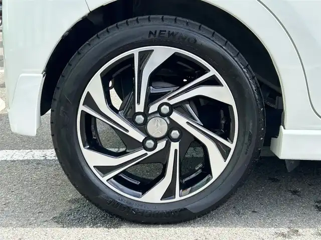 ダイハツ ムーヴ カスタム RS ハイパー SAⅢ 和歌山県 2018(平30)年 6.8万km パールホワイトⅢ 純正7インチナビ（NMZK-W６８D)/フルセグTV/BT/CD/DVD/衝突軽減ブレーキ/オートライト/後方コーナーセンサー/前後ドラレコ/シートヒーター/ハーフレザーシート/LEDヘッドライト/フォグランプ/純正アルミ/純正フロアマット