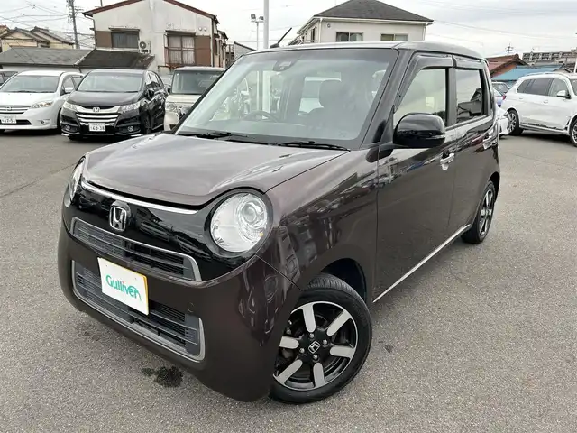 ホンダ Ｎ ＯＮＥ G ローダウン 愛知県 2015(平27)年 8.5万km パープルⅡ スマートキー/プッシュスタート/純正ナビ/TV/BT/バックカメラ/ビルトインETC/純正14インチAW/オートライト/HIDヘッドライト/ステアリングスイッチ/純正フロアマット/取説、保証書/スペアキー