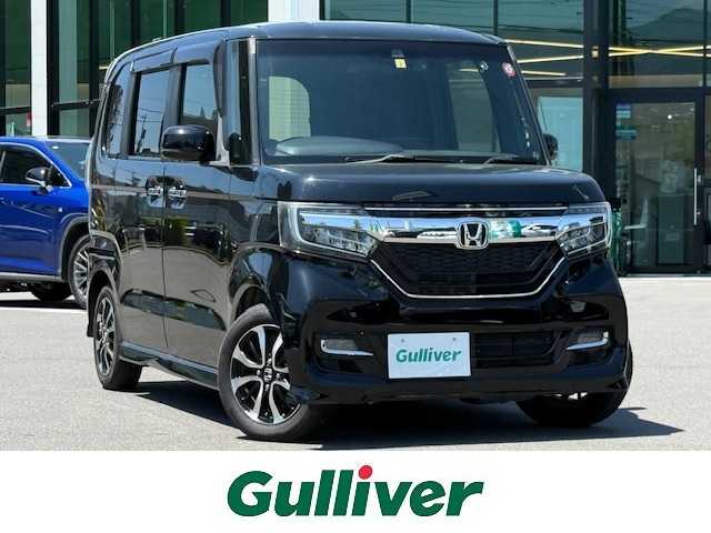 ホンダ Ｎ ＢＯＸ カスタム G L ホンダセンシング 長野県 2017(平29)年 3.9万km クリスタルブラックパール Honda　SENSING/・衝突軽減ブレーキ〈CMBS〉/・誤発進抑制機能/・後方誤発進抑制機能/・歩行者事故低減ステアリング/・路外逸脱抑制機能/・アダプティブクルーズコントロール/・車線維持支援システム/・オートハイビーム/・先行車発進お知らせ機能/・標識認識機能/純正メモリナビ（VXM-184Ci）/CD/Bluetooth/SD/USB/バックカメラ/前後ドライブレコーダー/左側パワースライドドア/LEDヘッドライト/保証書