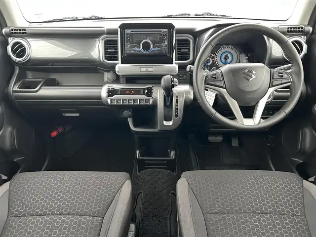 スズキ クロスビー HYBRID MZ 兵庫県 2018(平30)年 5.5万km ミネラルグレーM クルーズコントロール/clarionオーディオ/CDラジオデッキ/純正フロアマット/スマートキー/パドルシフト/デュアルセンサーブレーキシステム/アイドリングストップ/横滑り防止/革巻きステアリング/フォグランプ/ウィンカーミラー/車線逸脱警報装置/コーナーセンサー