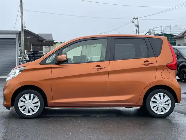 日産 デイズ X 道央・札幌 2018(平30)年 5万km プレミアムサンシャインオレンジ ４WD/純正オーディオ/AM/FM/CD/AUX/衝突被害軽減ブレーキ/横滑り防止装置/クリアランスソナー/マルチアラウンドモニター/アイドリングストップ/D席シートヒーター/ステアリングリモコン/プッシュスタート/スマートキー/ハロゲンヘッドライト/ヘッドライトレベライザー/電動格納ミラー/ウィンカーミラー/純正フロアマット/スペアキー/鉄チンホイール付冬タイヤ積込/155/65/R14/2024年/山7mm
