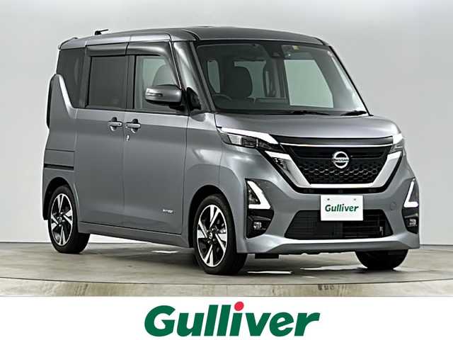 日産 ルークス HWS Gターボ プロパイロットED 愛知県 2022(令4)年 1.3万km チタニウムグレーメタリック 純正ナビ/（フルセグTV/CD/DVD/Bluetooth）/全方位カメラ/プロパイロット/レーンキープアシスト/追従式クルーズコントロール/ETC/ドライブレコーダー/両側パワースライドドア/LEDヘッドライト/純正アルミホイール/純正フロアマット/スマートキー/プッシュスタート/アイドリングストップ