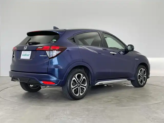 ホンダ ヴェゼル ハイブリッド Z 埼玉県 2014(平26)年 5.6万km モルフォブルーP モデューロエアロ 社外ナビ CTBA シートヒーター ETC ハーフレザーシート あんしんパッケージ コンフォートビューパッケージ LEDヘッドライト パドルシフト ハーフレザーシート スマートキー