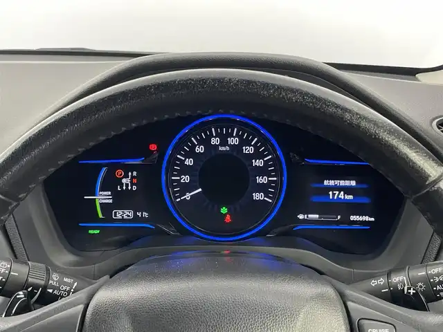 ホンダ ヴェゼル ハイブリッド Z 埼玉県 2014(平26)年 5.6万km モルフォブルーP モデューロエアロ 社外ナビ CTBA シートヒーター ETC ハーフレザーシート あんしんパッケージ コンフォートビューパッケージ LEDヘッドライト パドルシフト ハーフレザーシート スマートキー